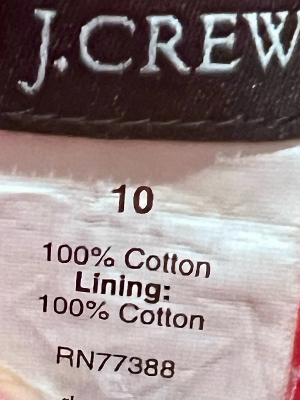 J Crew A line skirt
